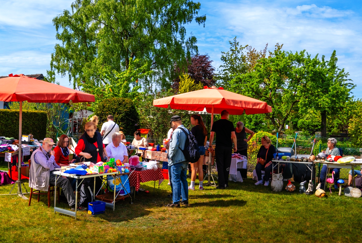 Ein sonniges Highlight: Floh- und Pflanzenmarkt in der „Einigkeit“
